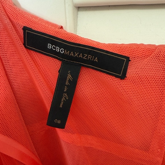 BCBGMaxAzria Coral Ruffled Mini Dress - Picture 3 of 5